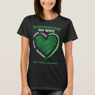 T-shirt Cadeaux Époux Transplanter Femme Maladie rénale Co