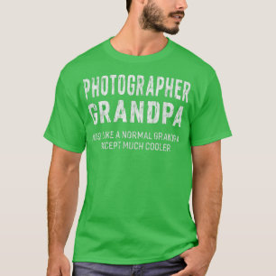 T-shirt Cadeaux Grand-Père Photographe Pour Les Hommes Gra