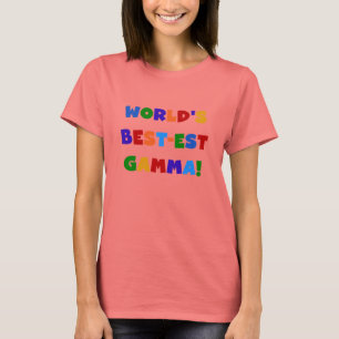 T-shirt Cadeaux lumineux gamma de couleurs du Meilleur-est