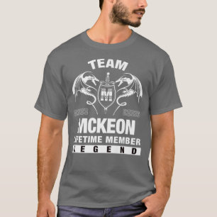 T-shirt Cadeaux membres à vie de l'équipe MCKEON 