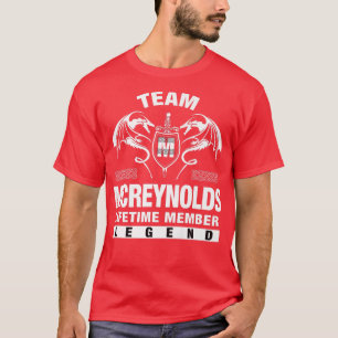 T-shirt Cadeaux membres de l'équipe MCREYNOLDS à vie 