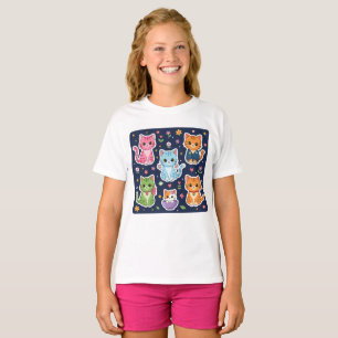 T-shirt Cadeaux mignons de chats Kawaii Neko drôles pour a