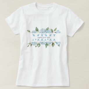 T-shirt Cadeaux Mimi Noms des Petits-Enfants Fleurs d'Hort