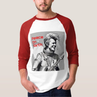 T-shirt Cadeaux Parfaits Paix Sur Terre NY Hommes Raglan C