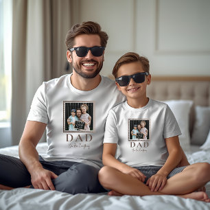 T-shirt Cadeaux Personnalisés pour Papa avec Photo pour En