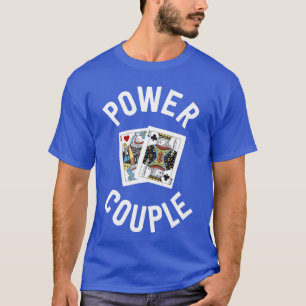 T-shirt Cadeaux pour femmes joueuses de cartes Couple puis