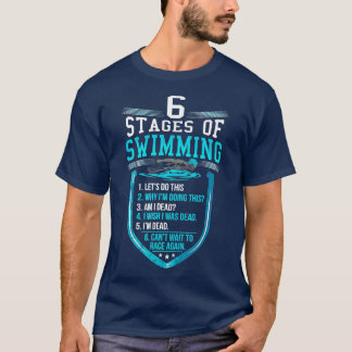 T-shirt Cadeaux Pour Les Nageurs Swim Team Natation Funny 