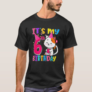 T-shirt Cadeaux pour mes 6 ans fille de 6 ans drôle C