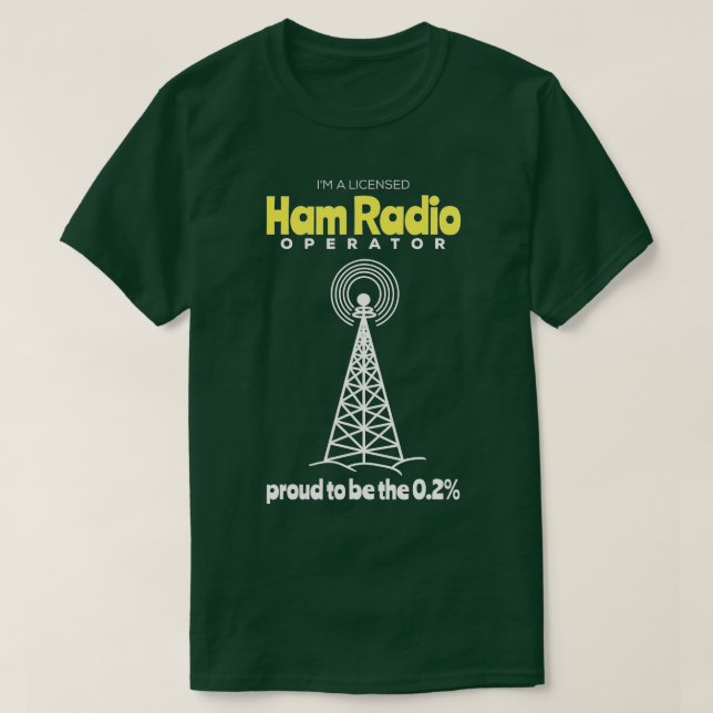 T-shirt Cadeaux radio de jambon Radio amateur (Design devant)