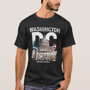 T-shirt Cadeaux Souvenirs Washington DC Capitol Hill USA H