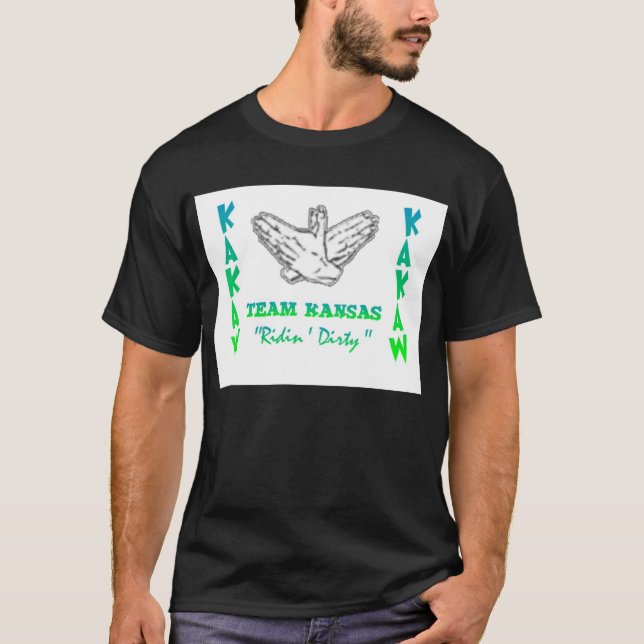 T-shirt Cadet du Kansas luttant la chemise de KaKaw (Devant)