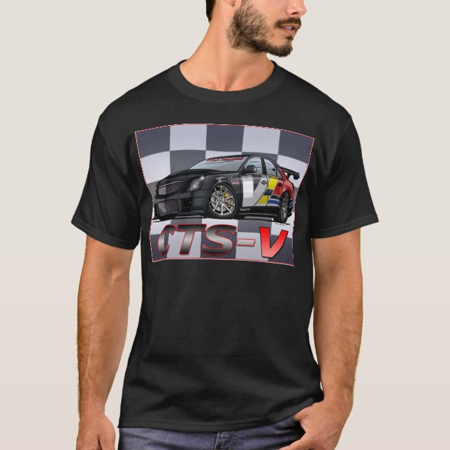 T-shirt Cadillac CTS_V (Devant)