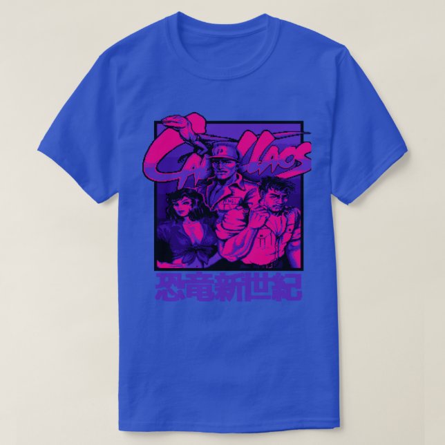T-shirt Cadillacs Dinosaures (Design devant)