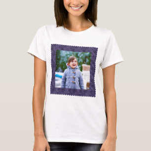 T-shirt Cadre de frontière de photo
