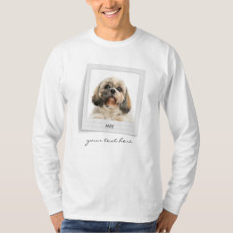 T-shirt Cadre photo pour animal de compagnie Personnalisé 