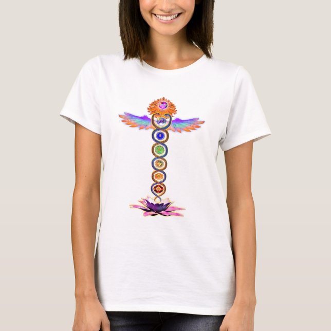 T-shirt Caducée de Chakra (Devant)