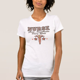 T-shirt Caducée de rose de débardeur d'infirmière de PA