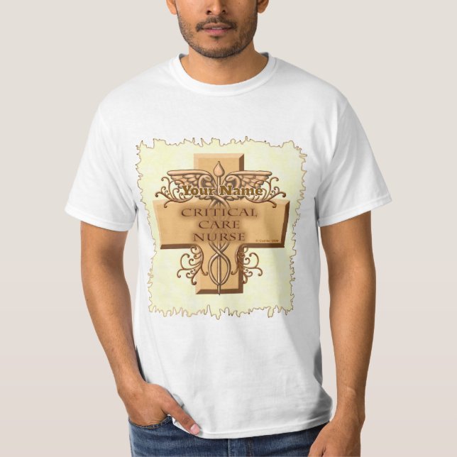 T-shirt Caduceus Critical Care Nurse (Devant)