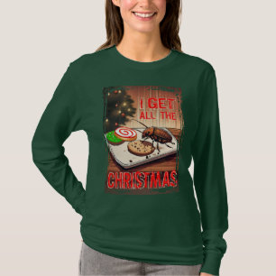 T-shirt Cafard mangeant des cookies sale pull de Noël boul