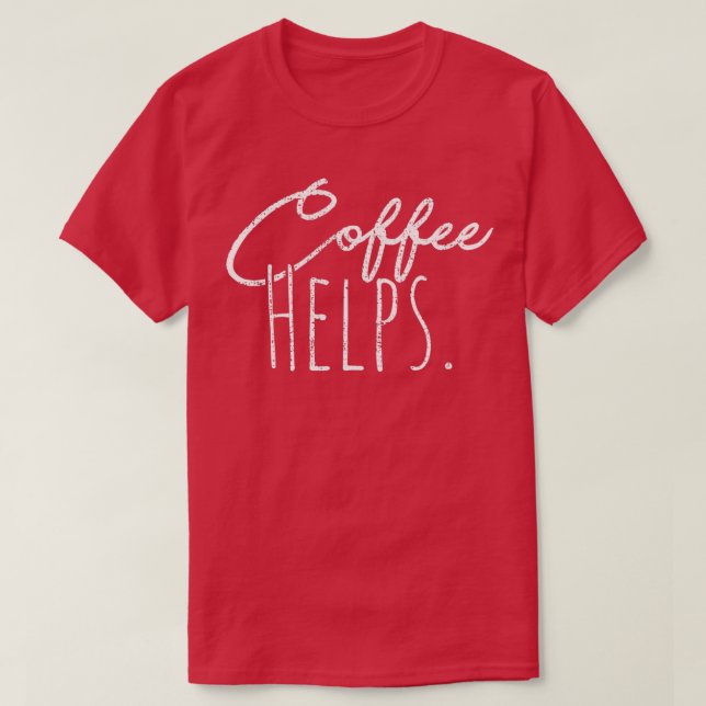 T-shirt Café (Design devant)