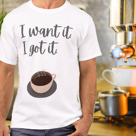 T-shirt café