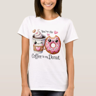 T-shirt Café À Mon Tee De Donut