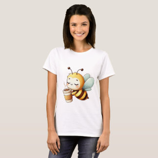 T-shirt Café Abeille – Mode Énergie Matin
