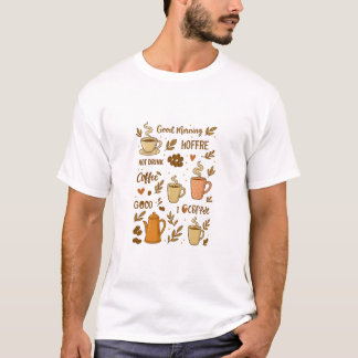 T-shirt Café agréable du matin