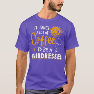 T-shirt Café Amoureux Drôle Coiffeur Cadeau Barbershop Bar