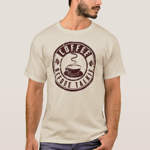 T-shirt Café avant film parlant