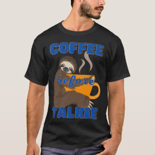 T-shirt Café avant Talkee barista accro 
