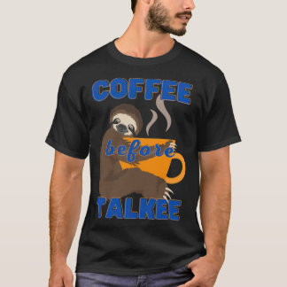 T-shirt Café avant Talkee barista accro