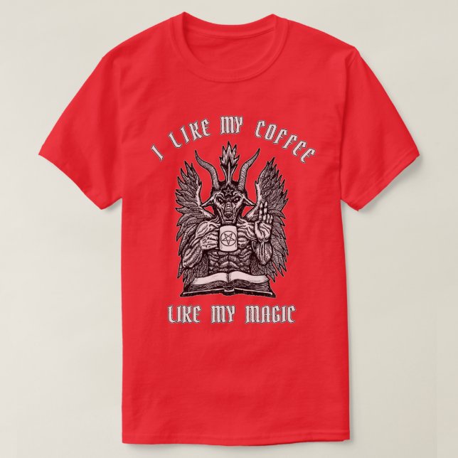 T-shirt Café Baphomet (Design devant)