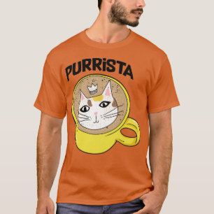 T-shirt Café Barista Purrista