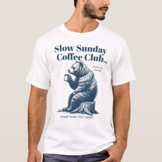 T-shirt Café Bear