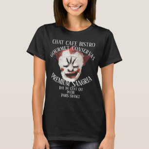 T-shirt Café Bistro Chat Rue Du Chat Qui Pêche Paris 2049