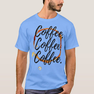 T-shirt Café café café café
