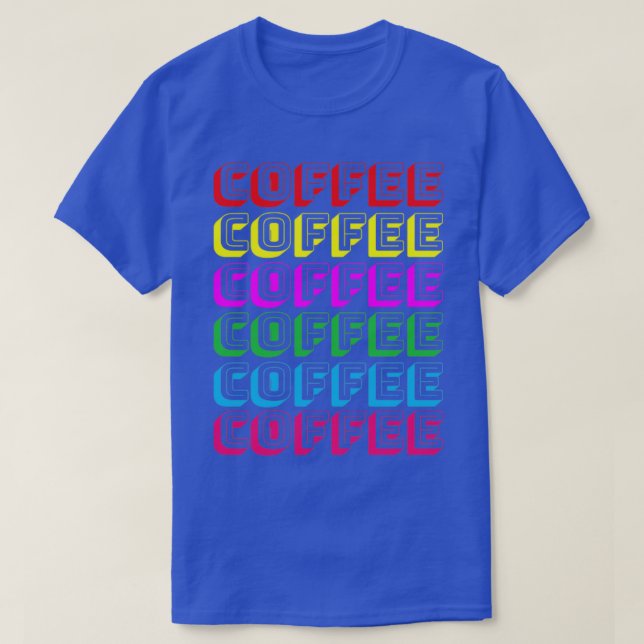 T-shirt Café Café Café Lover cadeau été (Design devant)
