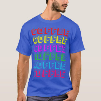 T-shirt Café Café Café Lover cadeau été