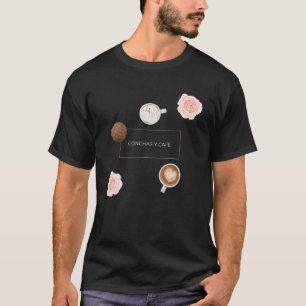 T-shirt Café café Conchas Y Café Café Moins de 20 dollars