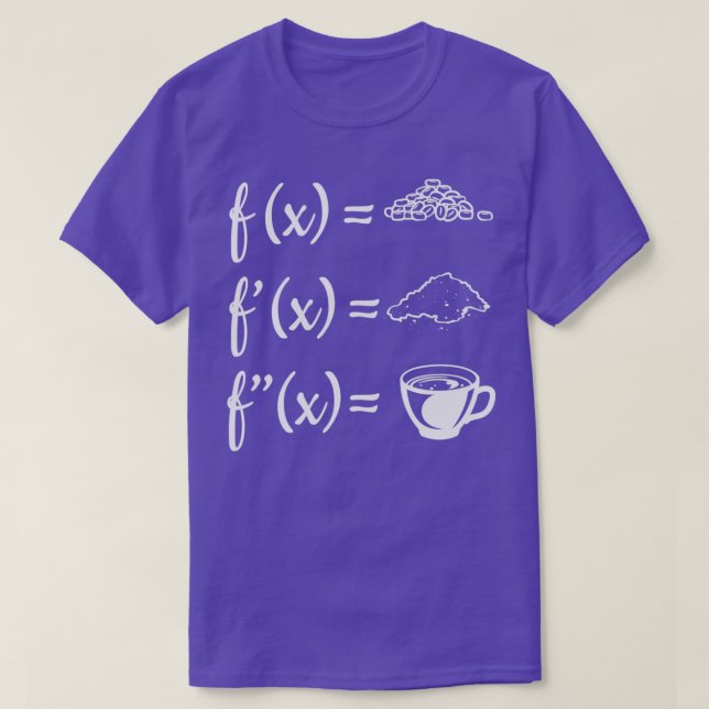 T-shirt Café calculateur cadeaux d'enseignant maths cadeau (Design devant)