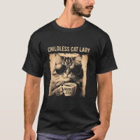 Café Cat Lady 2024 Enfant T Vintage