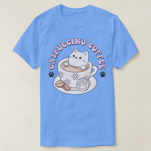 T-shirt Café Catpuccino (Design devant)