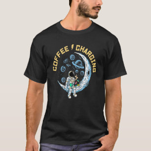 T-shirt Café Chargement Café Dans L'Espace Caffe Addictibl