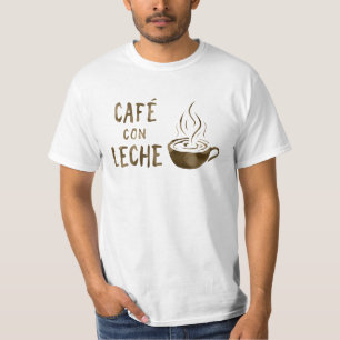 T-shirt café con leche bokeh