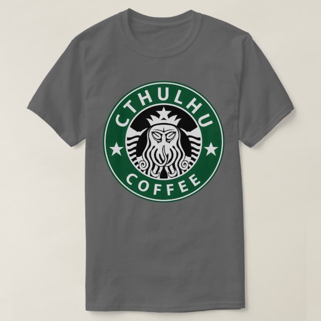 T-shirt Café Cthulhu (Design devant)