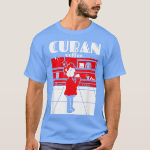 T-shirt Café Cubain Retro Espresso Lover Latte D