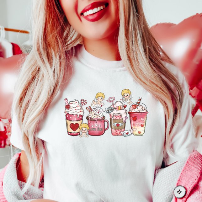T-shirt Café Cupid Valentine (Créateur téléchargé)