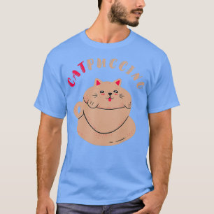 T-shirt Café Cute Cat Cappuccino Amateurs de café Espresso