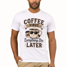 T-Shirt Café D'abord